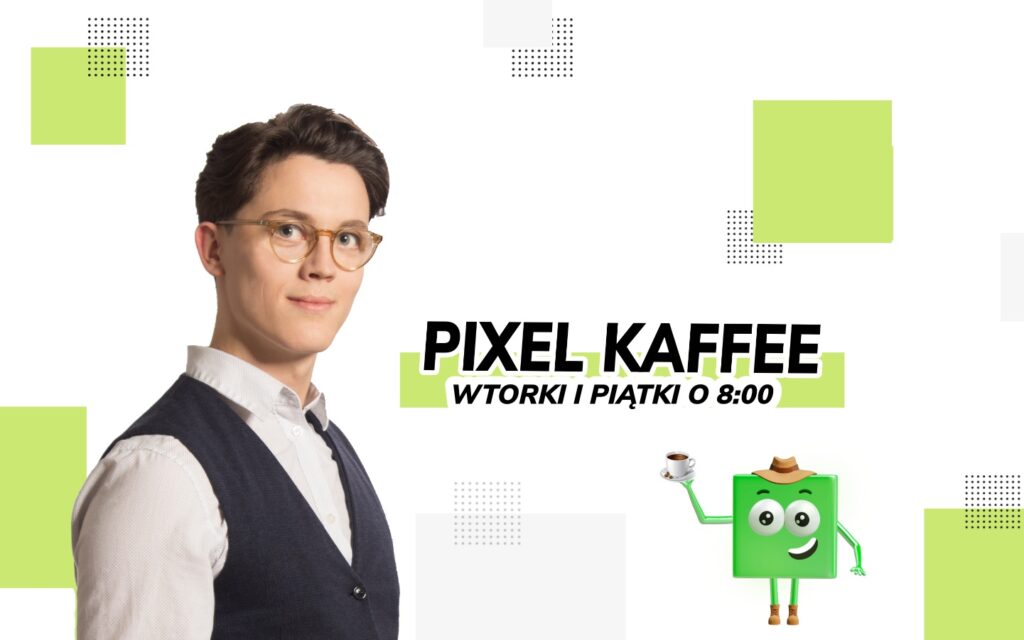 Pixel Kaffee grafika promocyjna