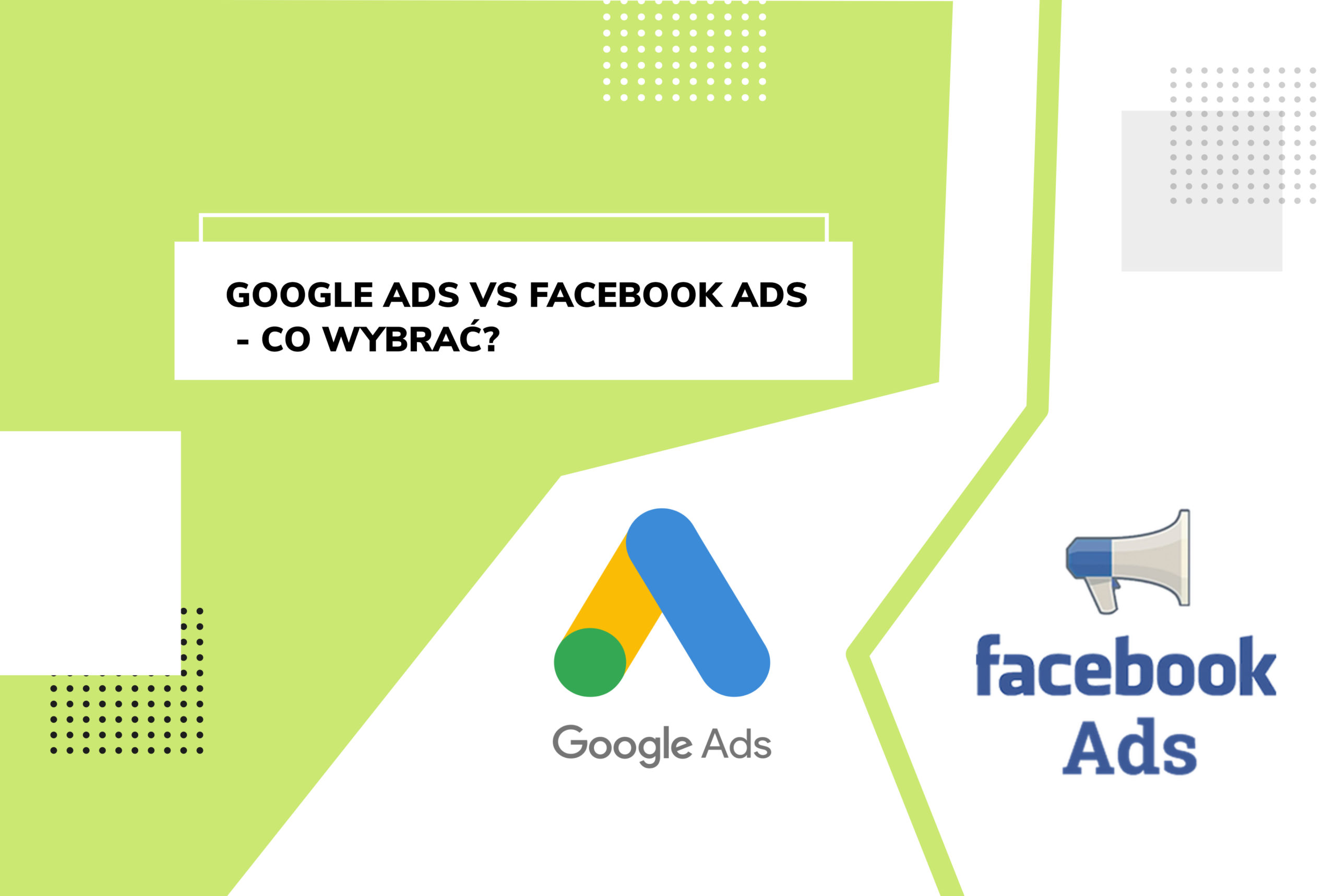grafika google ads facebook ads