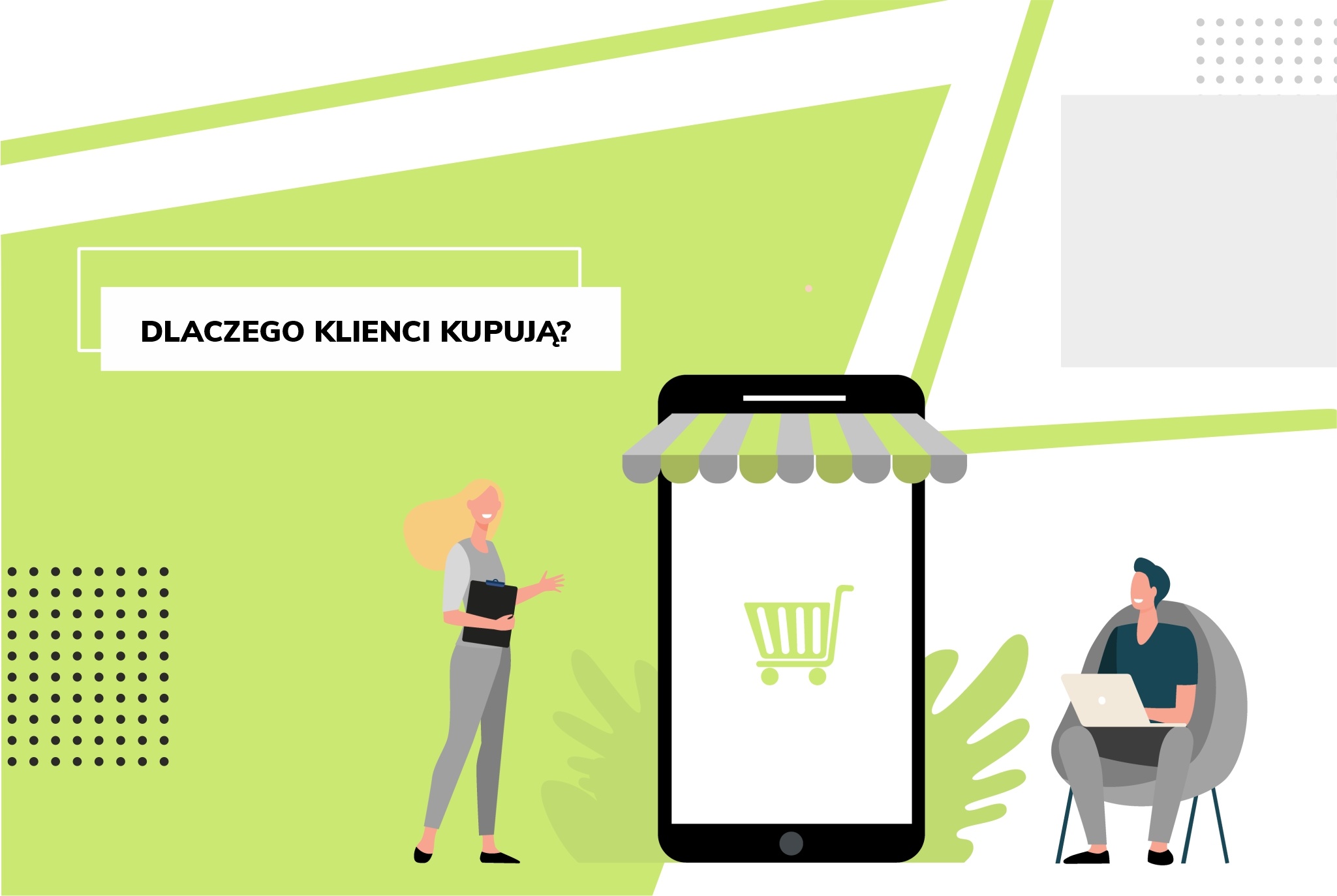 grafika decyzje zakupowe klientow